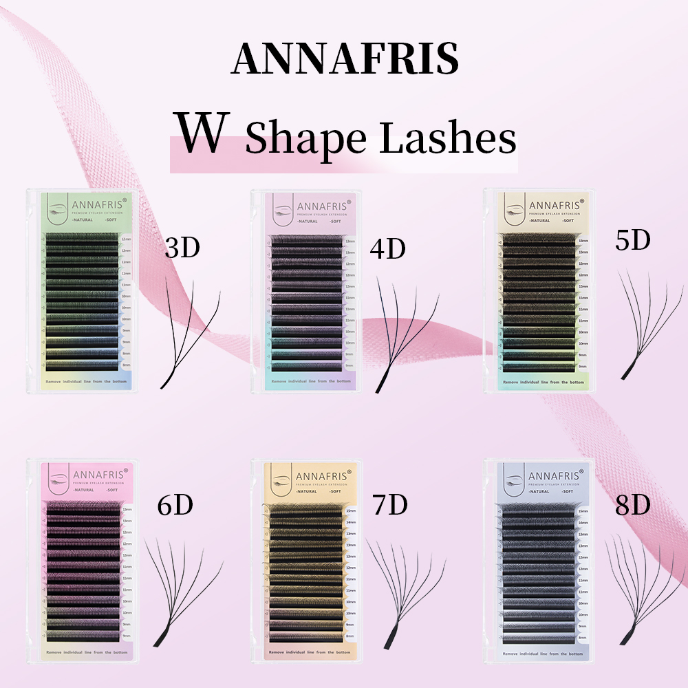 Eyelash Extension Human Hair - ANNAFRIS ventilateur de Volume préfabriqué YY