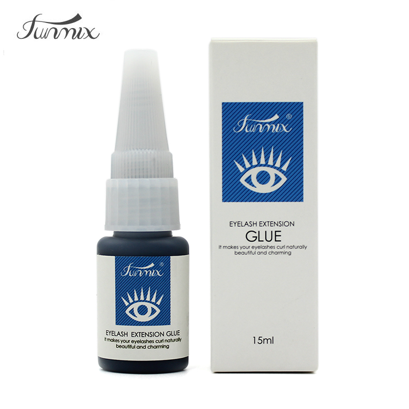 Eyelash Extension Eye Irritation - Funmix-Colle à cils noire importée de