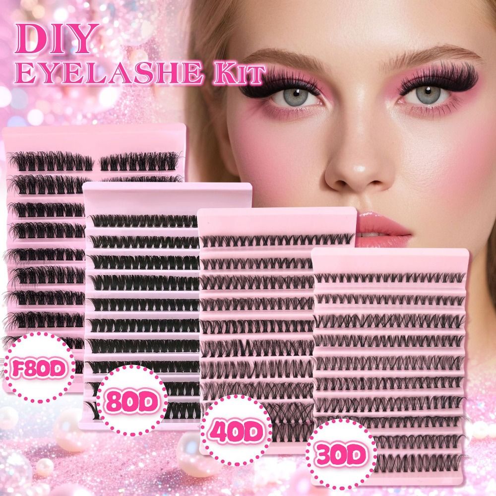 Eyelash Extension Look - Kit d'extension de cils DIY, cils