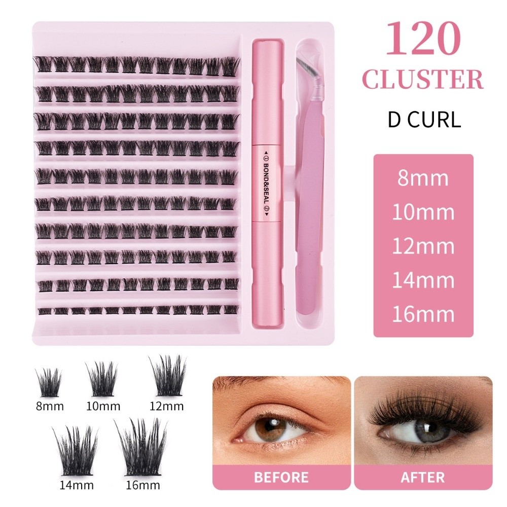 Eyelash Extension Look - Cils individuels de haute qualité, effet