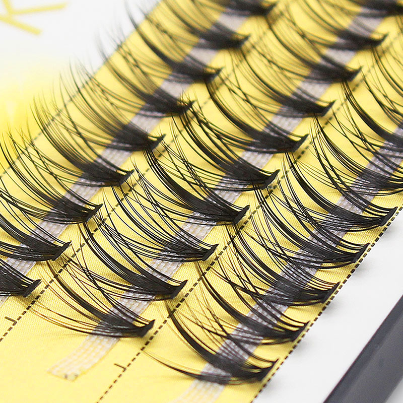 Eyelash Extension Human Hair - Kimcci 60 paquets Extension de cils