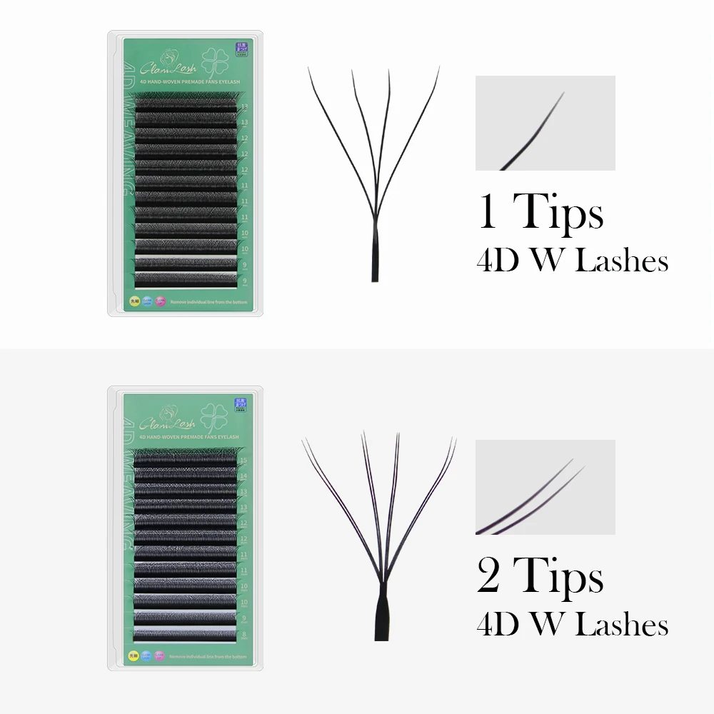 GLAMLASH 4D W forme Extensions - Eyelash Extension Human Hair avis et prix