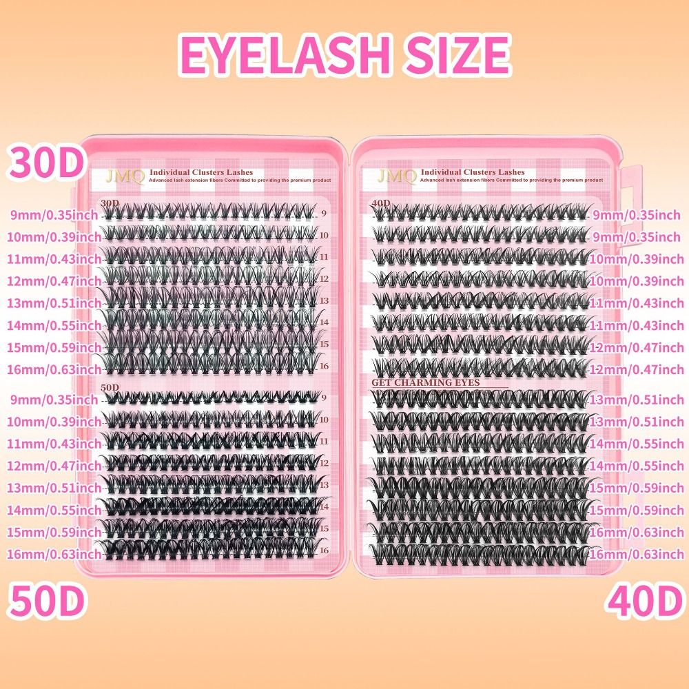 Faux cils de 9 à 16 mm de long - Eyelash Extension Look avis et prix