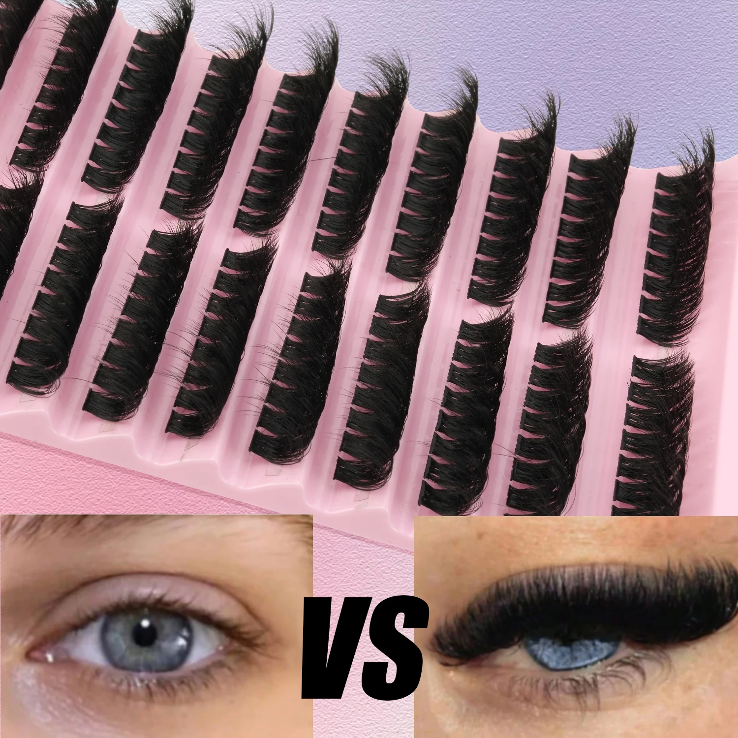 160 paires de faux cils en gra - Eyelash Extension Russian avis et prix