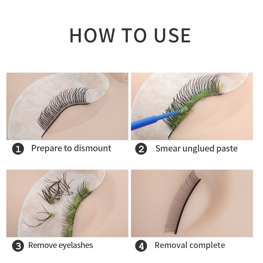 GLAMLspatule-Dissolvant de Col - Eyelash Extension Eye Irritation avis et prix