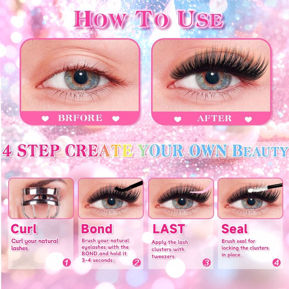 Kit d'extension de cils DIY, c - Eyelash Extension Look avis et prix