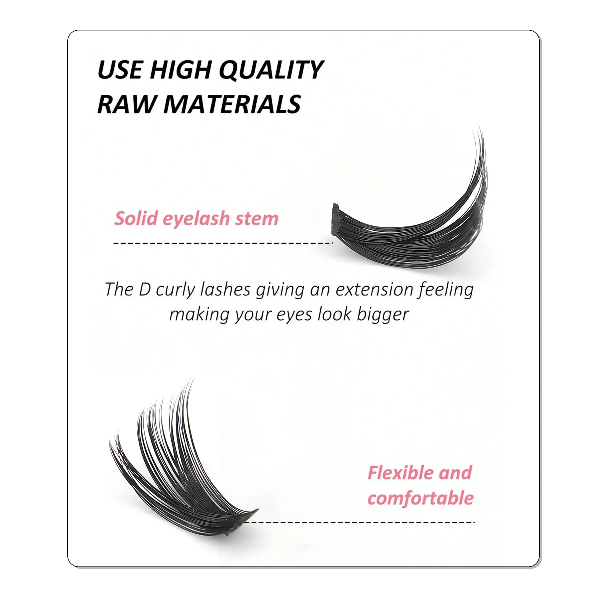 Cils en grappe volume russe, c - Eyelash Extension Russian avis et prix