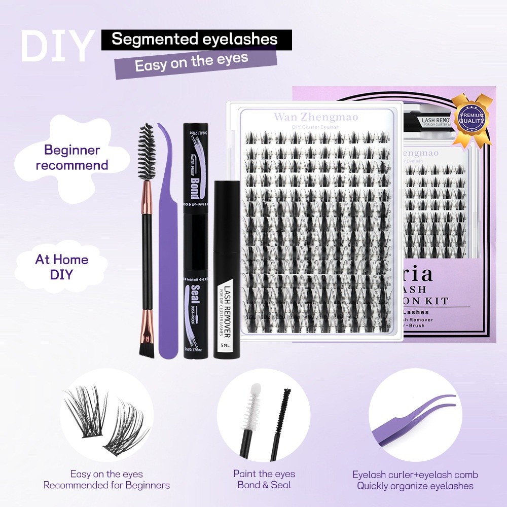 Kit d'extension de cils DIY 8- - Eyelash Extension Look avis et prix