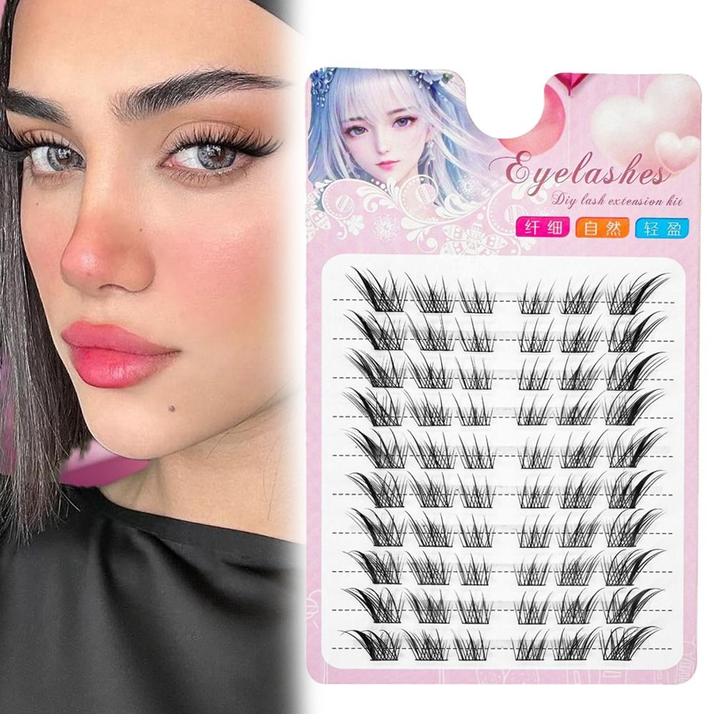 3D oeil de chat grappes cils n - Eyelash Extension Human Hair avis et prix