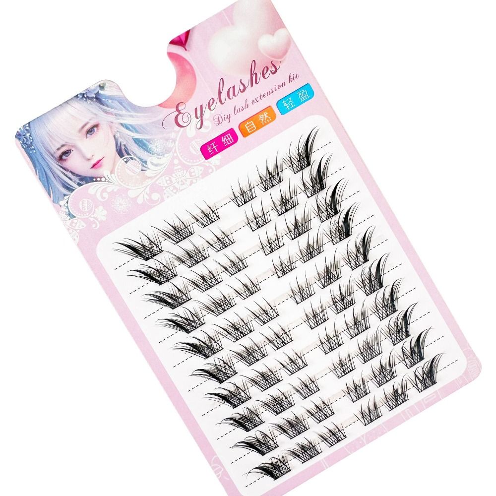 3D oeil de chat grappes cils n - Eyelash Extension Human Hair avis et prix