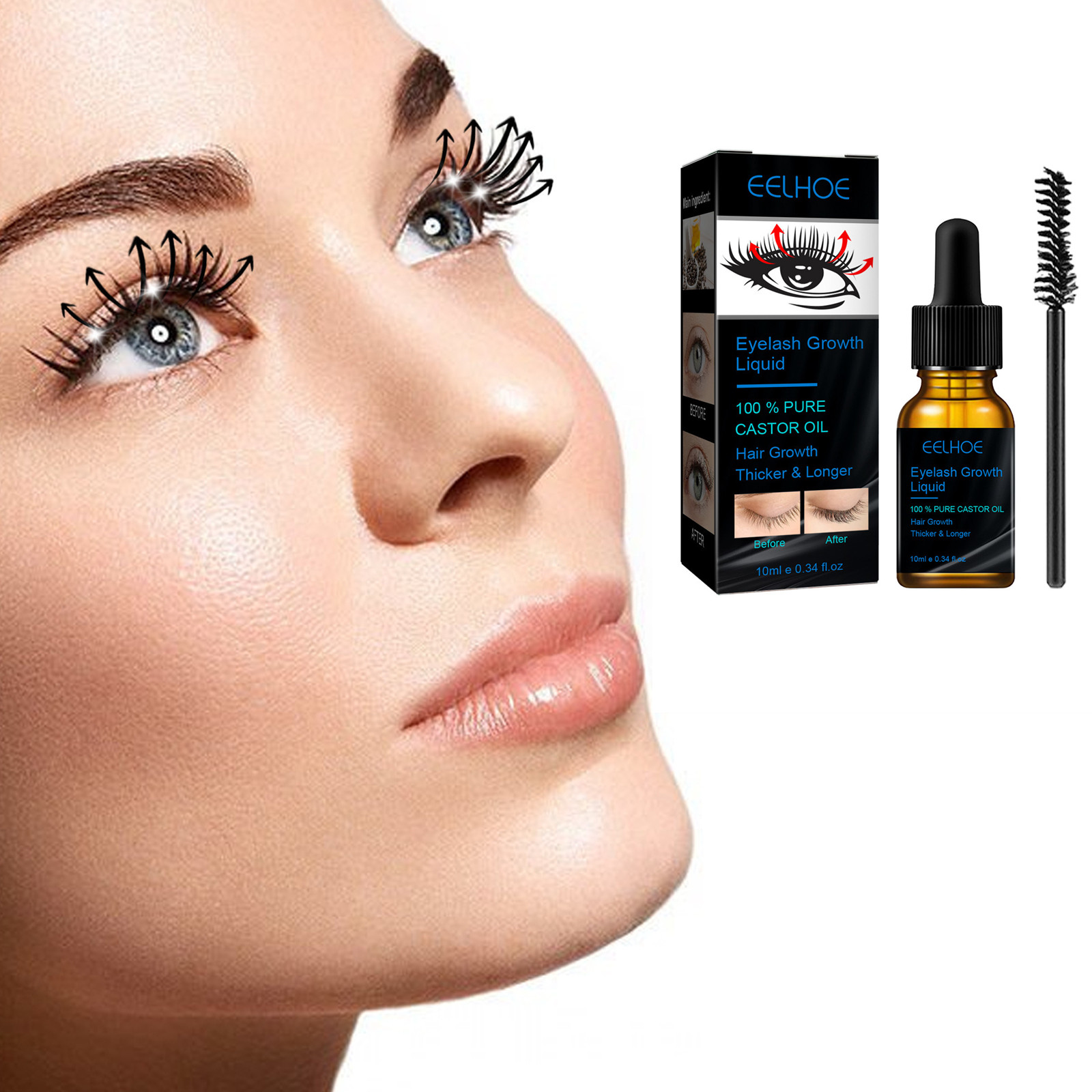 Sérum de croissance des cils à - Eyelash Extension Human Hair avis et prix