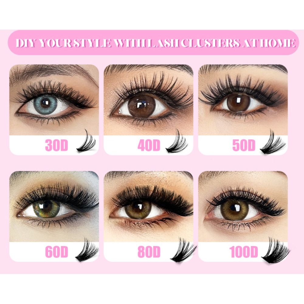 Faux cils de 9-16 mm de longue - Eyelash Extension Look avis et prix