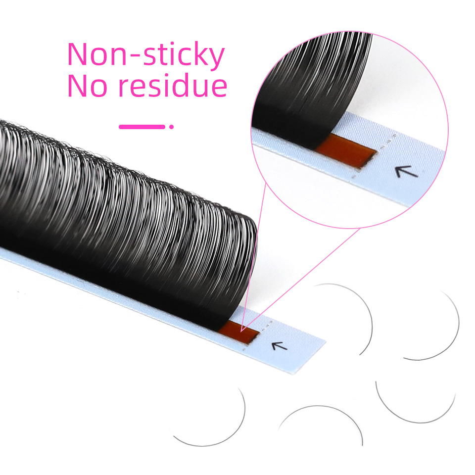 Rujade 5 cas / lot faux extens - Eyelash Extension Russian avis et prix